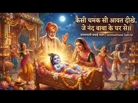 ​Kaisi Chamak Si Aavat Dikhe | Nand Baba Ke Ghar Se | Janmashtami Bhajan | Letsclapp Vani