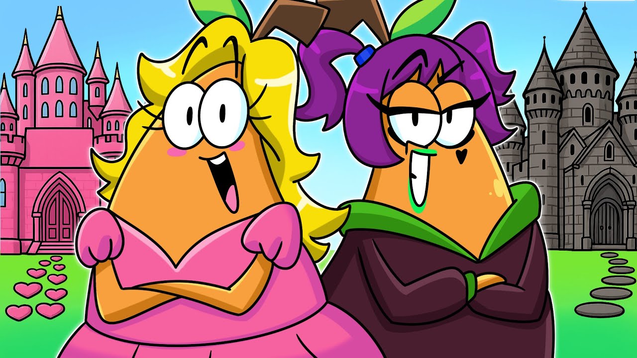 Princesse Rose VS Princesse Noire : Types de Filles 🍐 Couple Poire