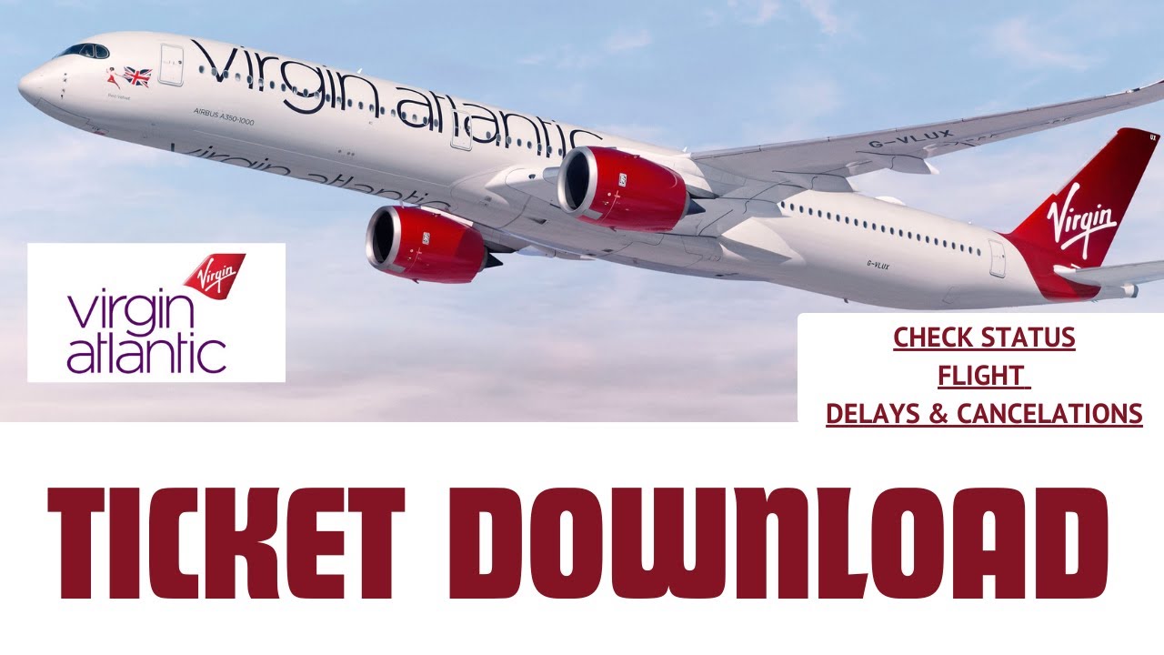 How To Download Virgin Atlantic Ticket Download || Vs Airline Ticket Download PNR || Vs Airline 