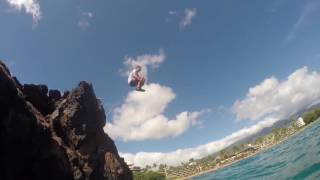 DOUBLE FRONT FLIP FAIL BUTTFLOP
