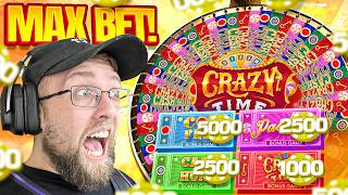 I Did Max Bet On Every Crazy Time Game Show 10000