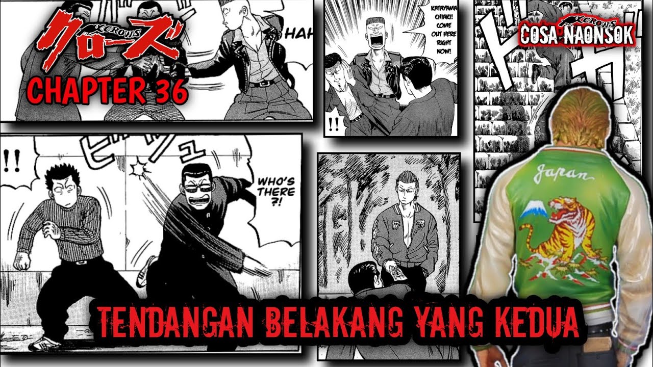 TENDANGAN SUPER BELAKANG YANG KEDUA - CROWS CHAPTER 36 