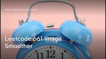 Leetcode 661  Image Smoother
