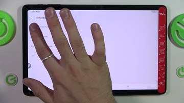TCL Tab 10 Gen 2 Device Language - How to Change Language Settings
