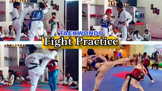 Taekwondo Fight Practice | Fight Practice For State Championship With Beginners And Seniors #Fight