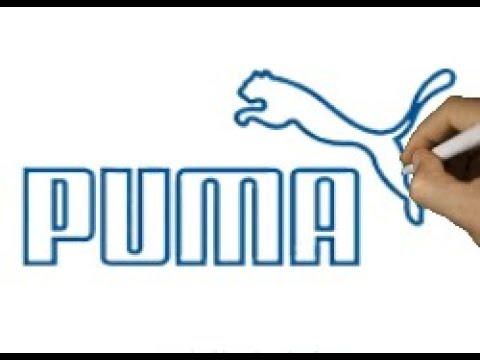 how to draw the puma logo