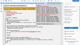 Lasse9 PL/SQL - COURS, Les curseurs explicites (for update)