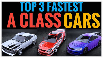 TOP 3 FASTEST "A" CLASS CARS & BUILDS IN NFS UNBOUND