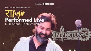 @RahgirLive Performed at DTU Techfest 2026 | Invictus '26 | Full Performance Video #dtu #viral #live