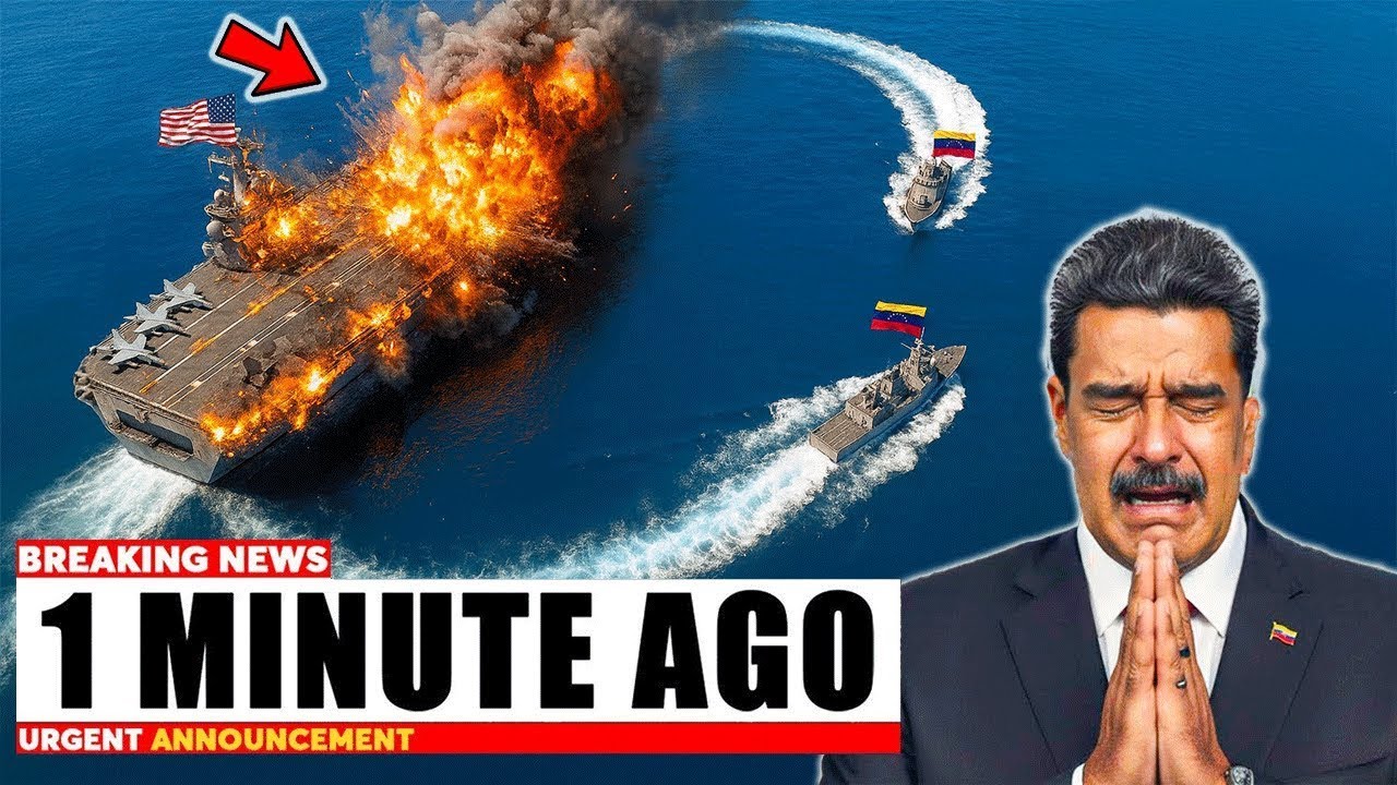 VENEZUELA WARSHIPS ATTACKS USS GEORGE WASHINGTON — THEN THIS HAPPENED  NOBODY EXPECTED | BIG MISTAKE