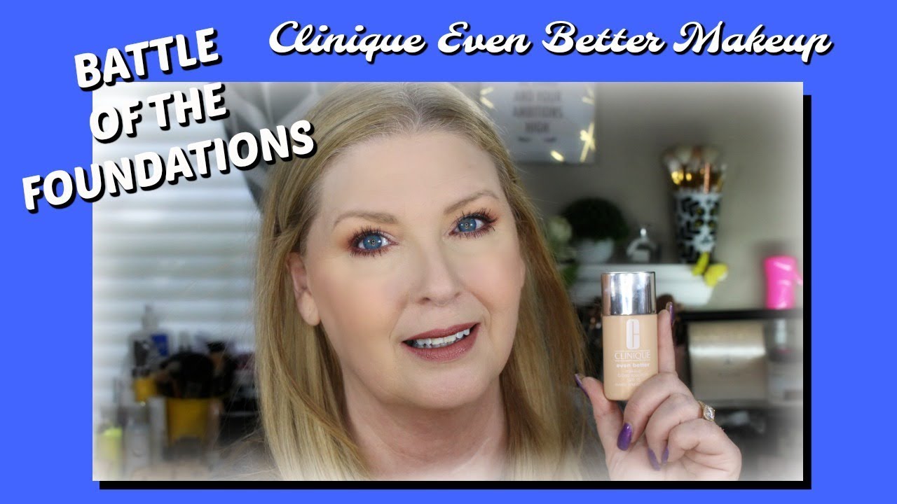 Clinique Even Better Makeup Battle of the Foundations Mature Beauty YouTube
