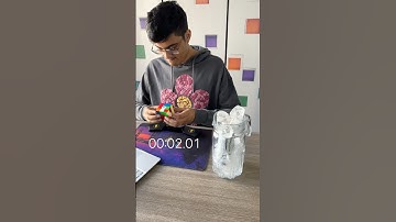 Record BROKEN PB single Rubik’s cube solve | f2l + cfop
