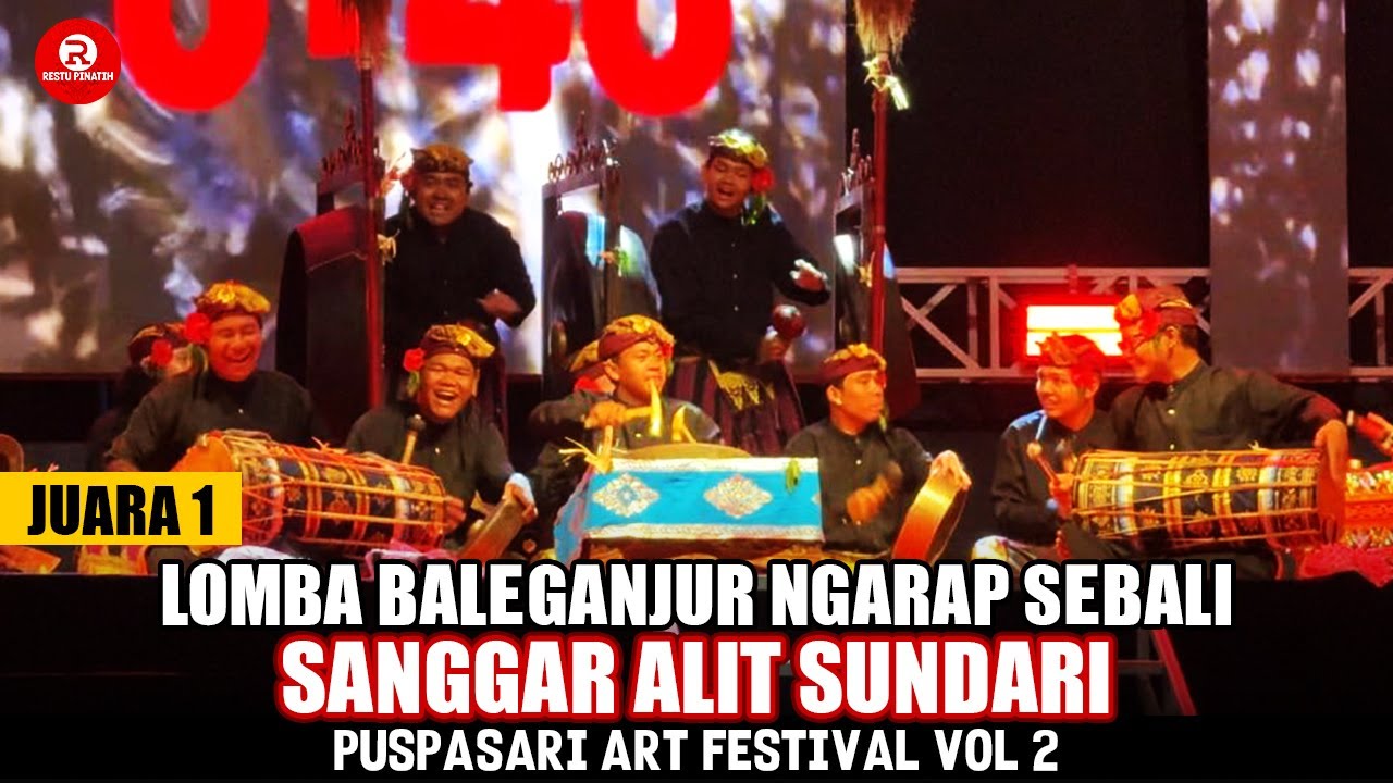 Juara 1 Sanggar Alit Sundari, Lomba Baleganjur Ngarap Sebali | Puspasari Art Festival Vol 2