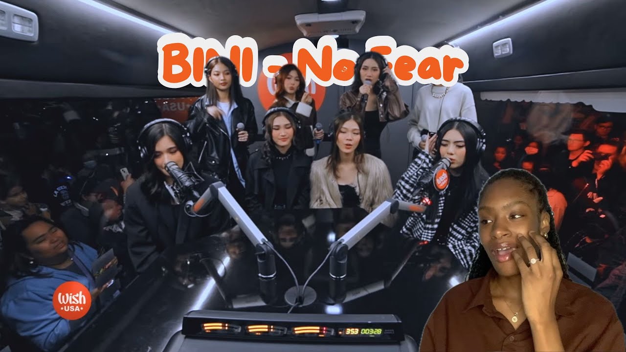 Я ОТРЕАКТИРОВАЛ на выступление BINI «No Fear» в прямом эфире в автобусе Wish USA