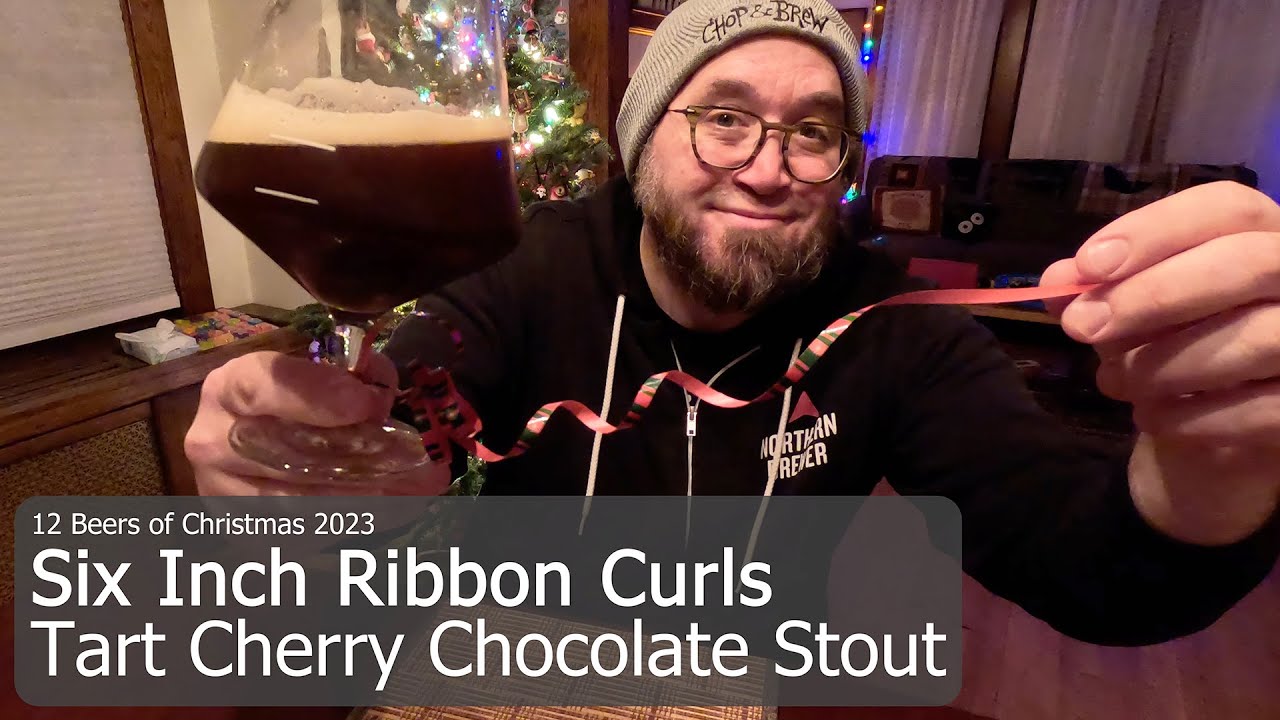 Six inch ribbon curls tart cherry chocolate stout homebrew youtube