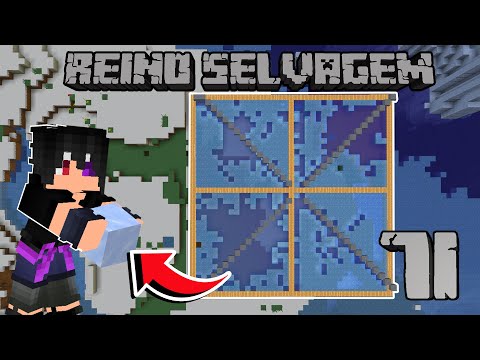 Fiz uma farm de gelo.... manual Minecraft Reino Selvagem #71