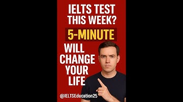 IELTS Test This Week? Watch This 5-Minute Guide for Band 7+ (ALL Skills)