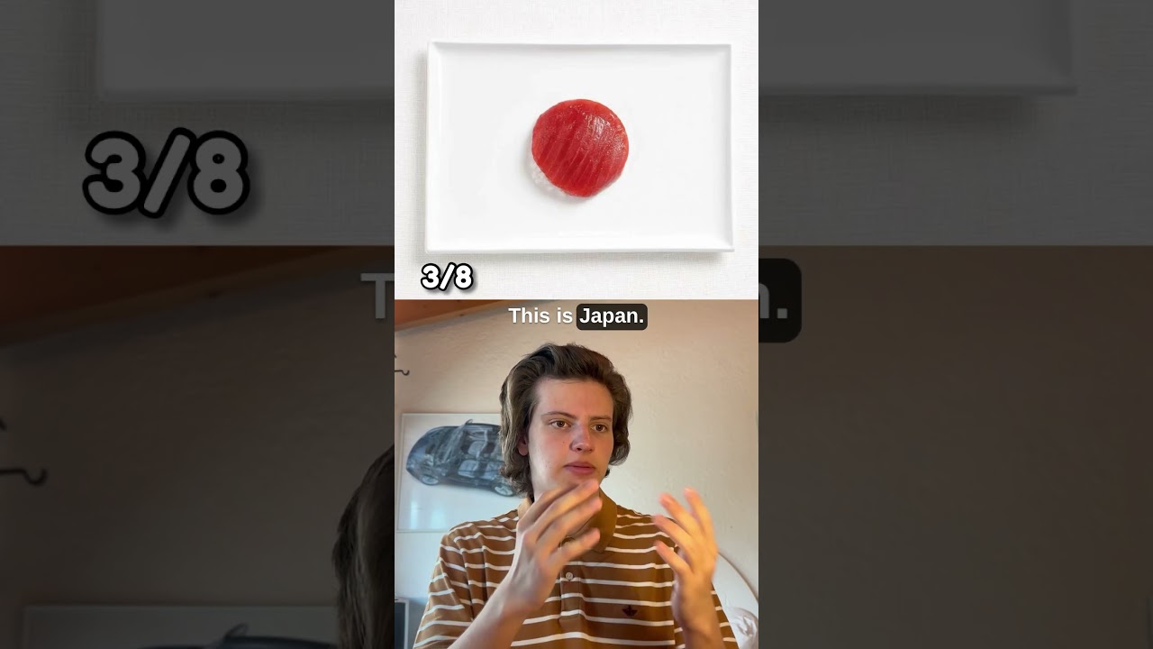 Guess the country by it&rsquo;s flag made out of food!