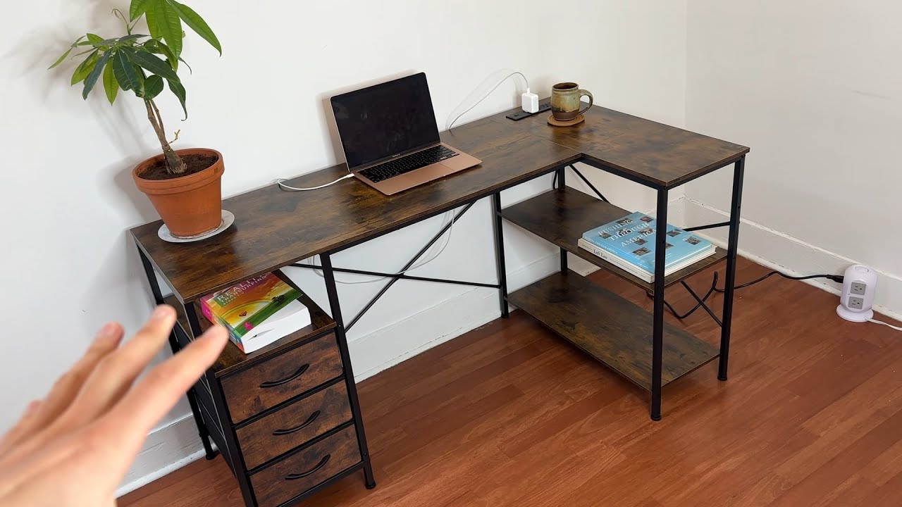 Huuger L Shaped Desk Review!