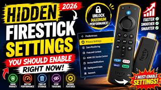Hidden FIRESTICK SETTINGS  You should enable right now (Updated 2026)