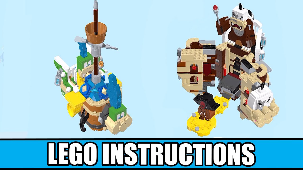 Super Mario | Larry's and Morton's Airships LEGO instructions