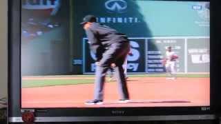 MOOKIE BETTS STEALS 2ND & 3RD (ON THE 'SAME' PLAY) 4/13/15