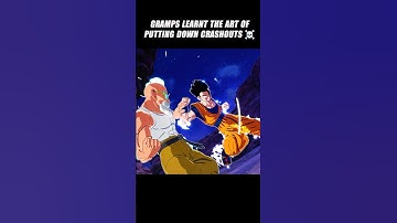 Roshi Got The Experience Of Dealing With Crashouts From Dealing With Goku 🤯 #gohan #sparkingzero