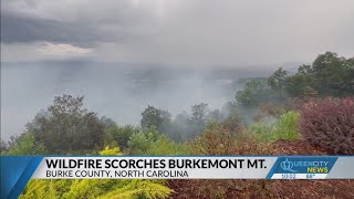 60-acre fire in Burke County slows after thunderstorm