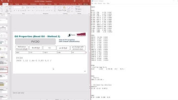 Reservoir Simulation With Eclipse - PROPS Section (Part A)