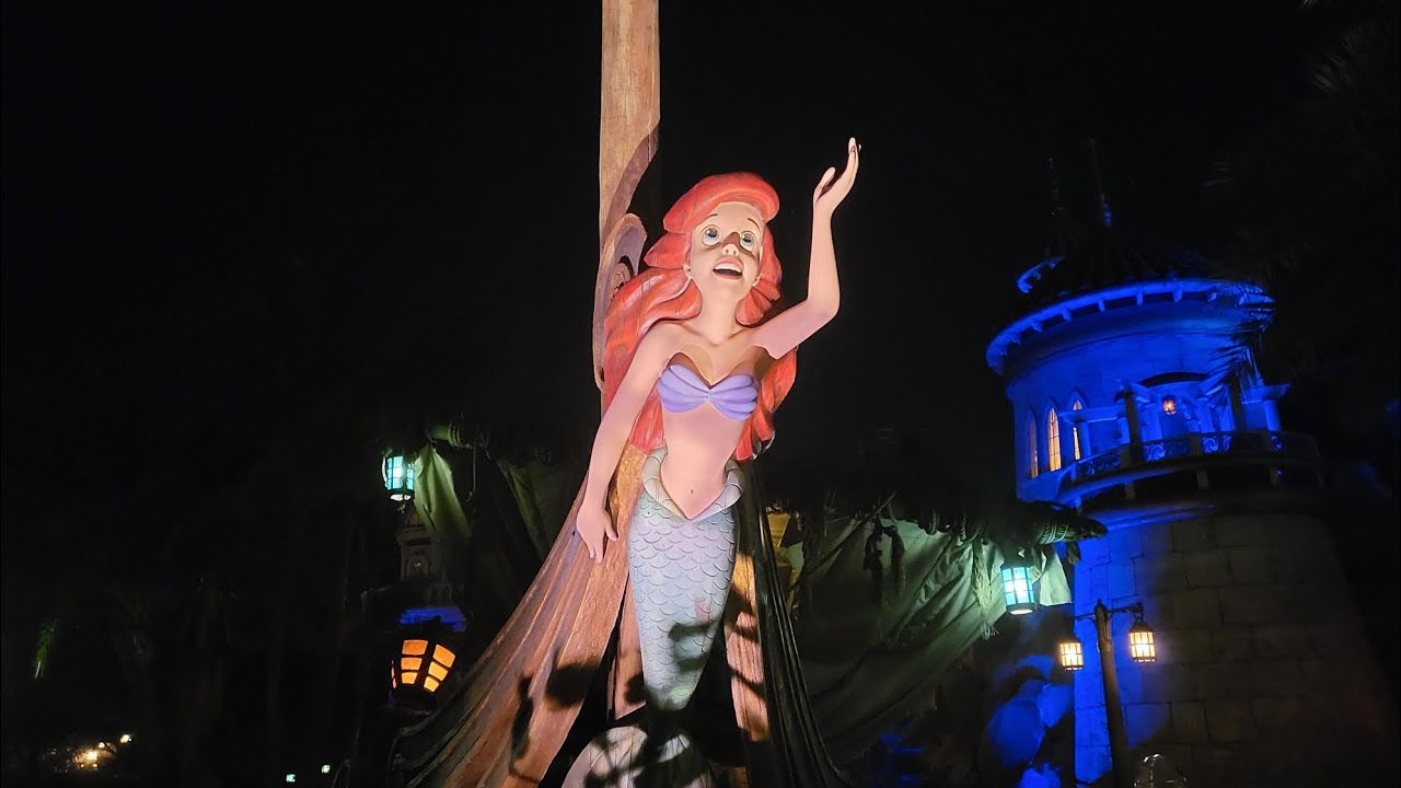 Under The Sea - Journey of the Little Mermaid Ride at Walt Disney World ...