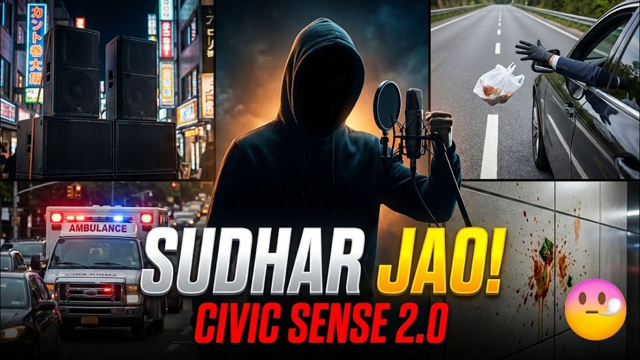 SUDHAR JAO! 😡 - CIVIC SENSE 2.0 | Desi Rap | Kora Sach India 