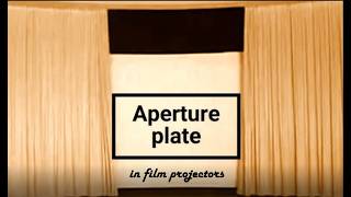 Aperture Plate In 35Mm Projectors, Fp20 Kinoton