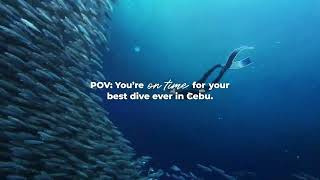 Discover real moments like this in Moalboal, Cebu when you arrive on-time with PAL