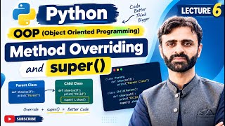 Master Method Overriding & super() in Python OOP | Lecture 6