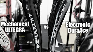 Mechanical Ultegra vs. Electronic Dura-Ace: A thorough comparison