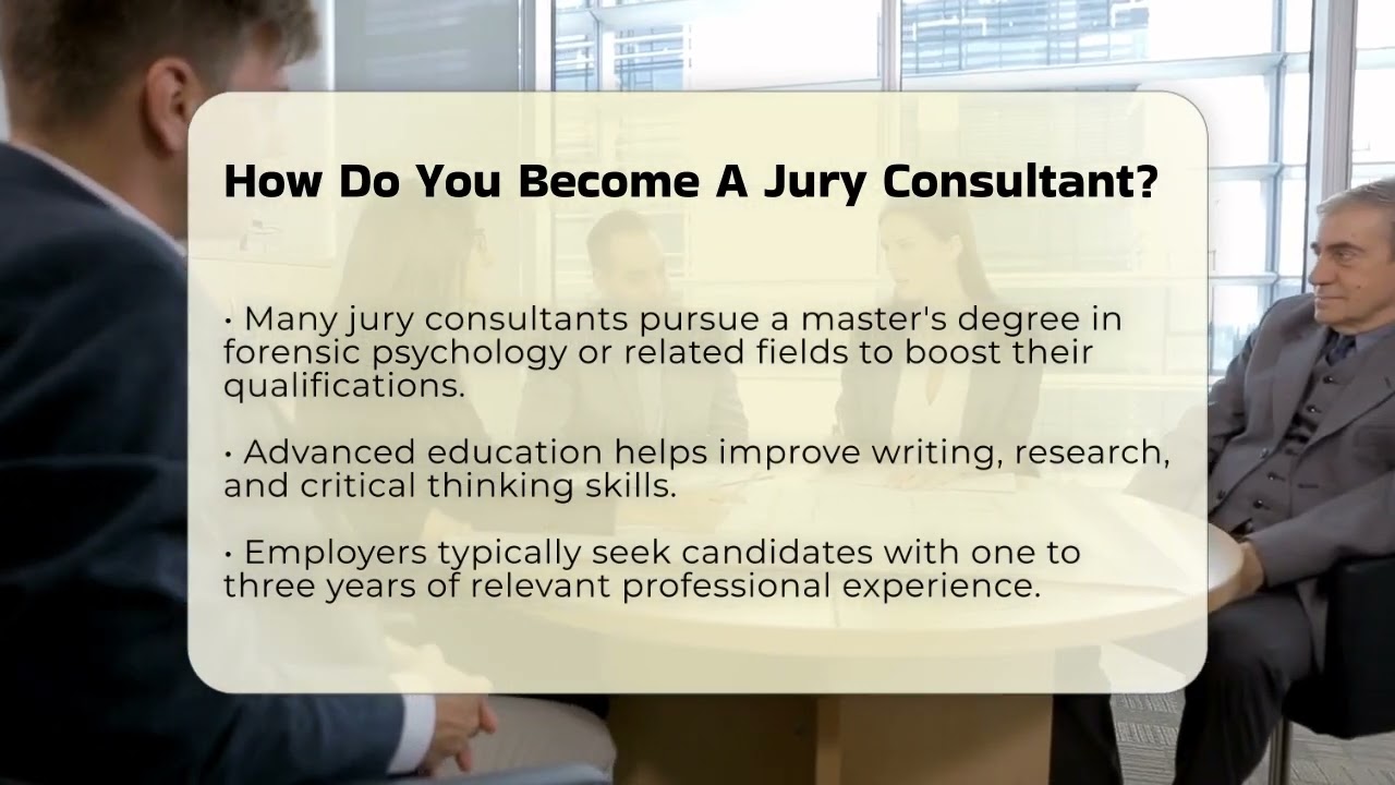 How Do You Become A Jury Consultant? - CountyOffice.org
