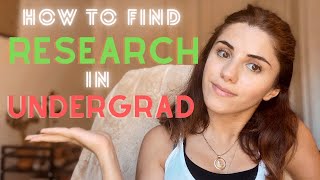 How to Find RESEARCH Opportunities in College | As a Pre-Med Undergraduate | The Pending Doctor