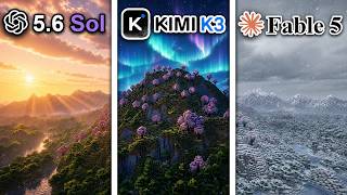 Information ChatGPT 5.6 vs Kimi K3 vs Claude Fable 5 Make Minecraft Shaders From Scratch Update