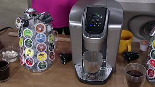 Keurig K-Elite Coffee Maker with My K-Cup, Filter, and 66 K-Cup Pods on QVC