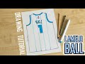 How to draw LaMelo Ball NBA jerseys Charlotte Hornets