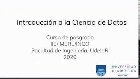Clase 1- Introducción a la Ciencia de Datos - Bienvenida