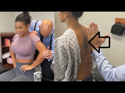 GIANT CRACK ASMR Flight Attendant Back Pain Relaxed Crunched Chiropractic Full Spine Full Body 
