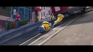 Minions The Rise Of Gru (2022) -  the train scene