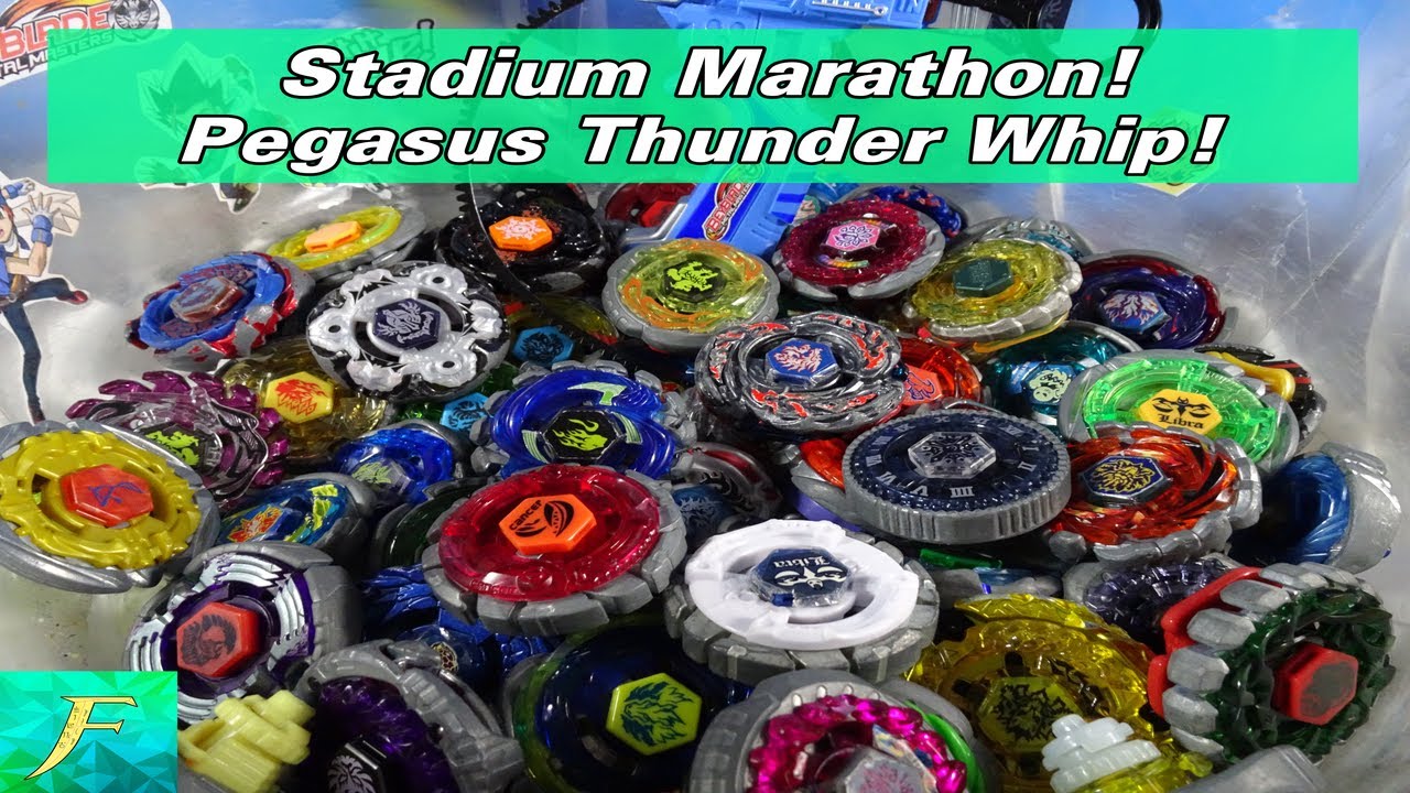 MFB Battles on Pegasus Thunder Whip! | Beyblade Stadium Marathon | Falco the Naga Blader