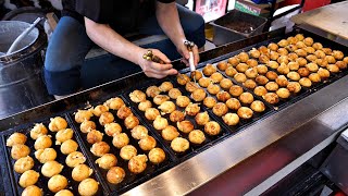 Korea No.1 octopus bread master. 130 breads completed at an amazing speed!! / Korean food