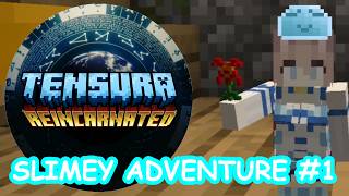 I started my sleepy slimely adventure in Tensura: Reincarnated (modded minecraft)