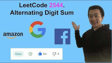 LeetCode 2544. Alternating Digit Sum - Interview Prep Ep 133