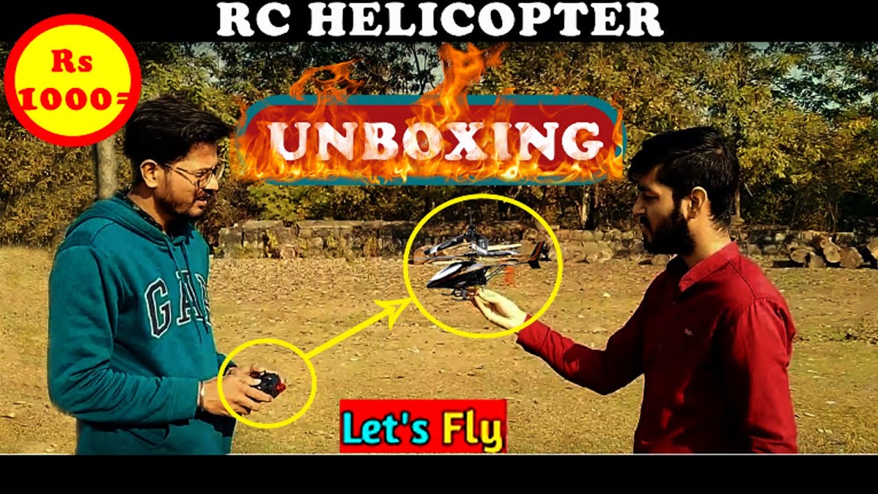 Amazing Remote Control helicopter Unboxing 2020 | Best RC Helicopters Review open box