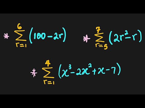 How To Evaluate Summation Using Formula 