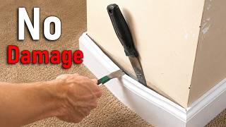 Remove Baseboards With No Wall Damage  After 30 Years I Finally Learned The Best Way To Remove Baseboards